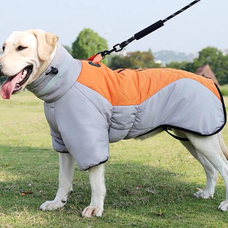 Winter Dog Coat Waterproof Pet Clothes for Dogs Warm Thicken Dog Vest Custom Labrador Jacket