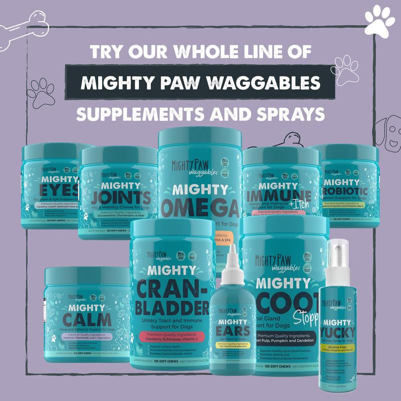 Mighty Calm Chews for Dogs: Soothing Stress Support in Every Bite