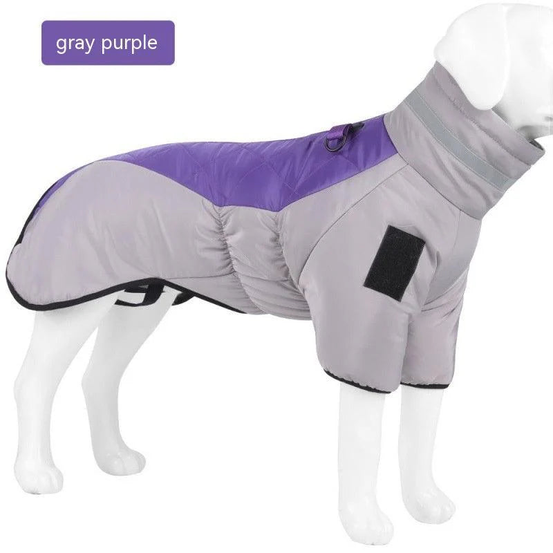 Winter Dog Coat Waterproof Pet Clothes for Dogs Warm Thicken Dog Vest Custom Labrador Jacket